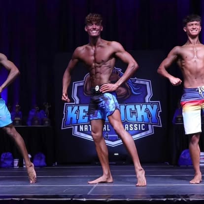 Legion athlete on stage at the Kentucky Natural Classic